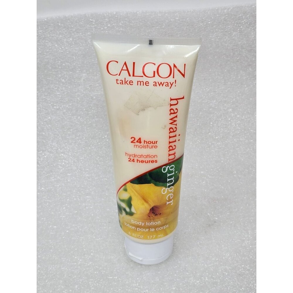 Calgon Hawaiian Ginger Body Lotion 6 Oz 24 Hour Moisture Hydration All Skin Type